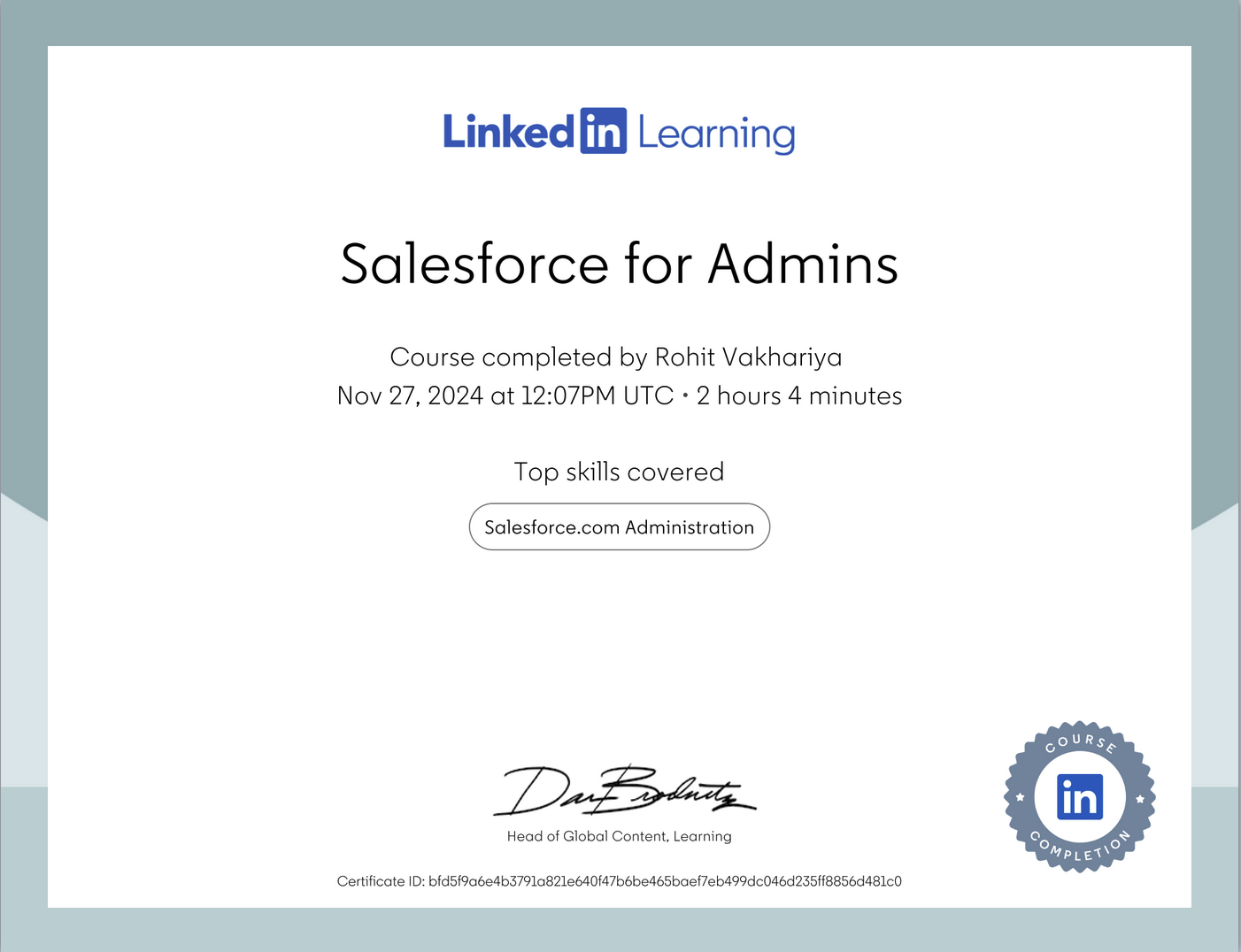 Salesforce Admin